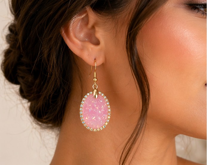 Boucles d’oreilles Lueur Boréale - Signature