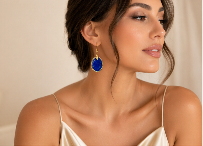 Boucles d’oreilles Lueur Boréale - Signature