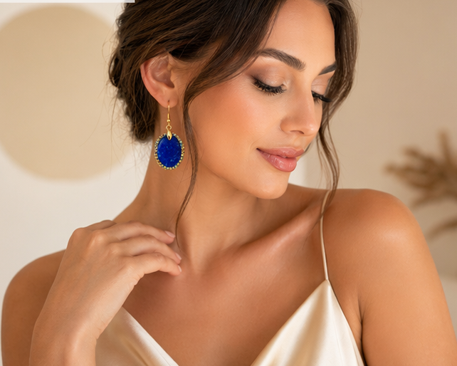 Boucles d’oreilles Lueur Boréale - Signature
