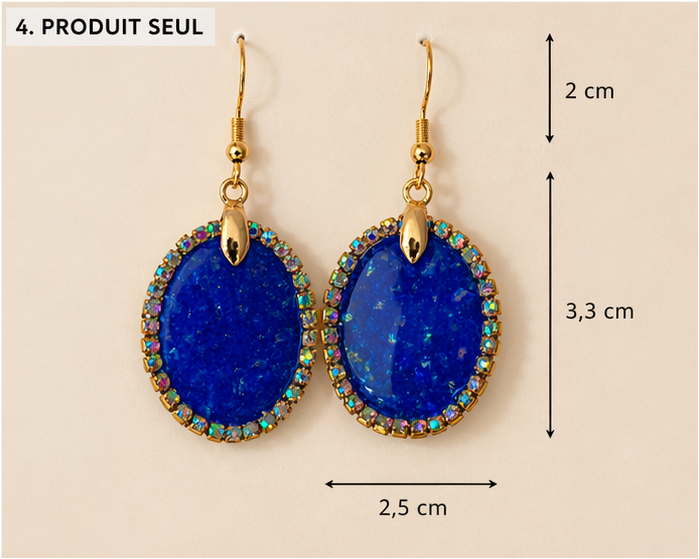 Boucles d’oreilles Lueur Boréale - Signature