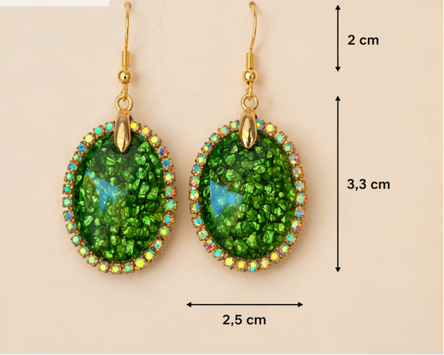 Boucles d’oreilles Lueur Boréale - Signature