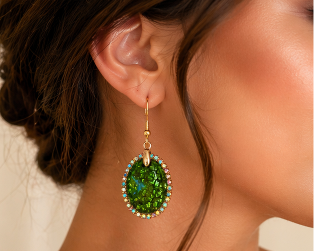 Boucles d’oreilles Lueur Boréale - Signature