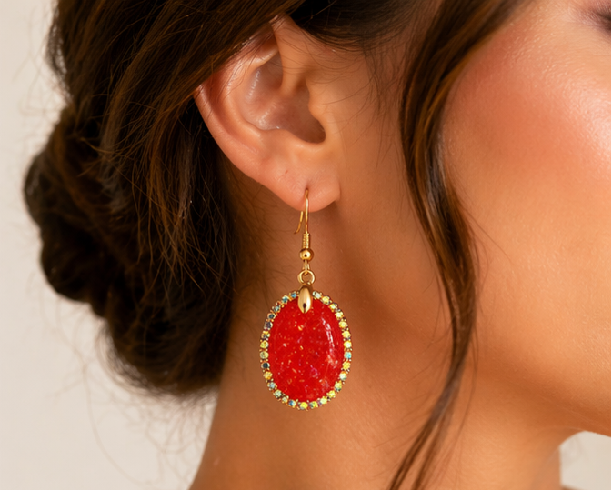 Boucles d’oreilles Lueur Boréale - Signature