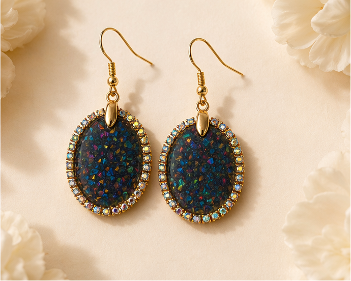 Boucles d’oreilles Lueur Boréale - Signature