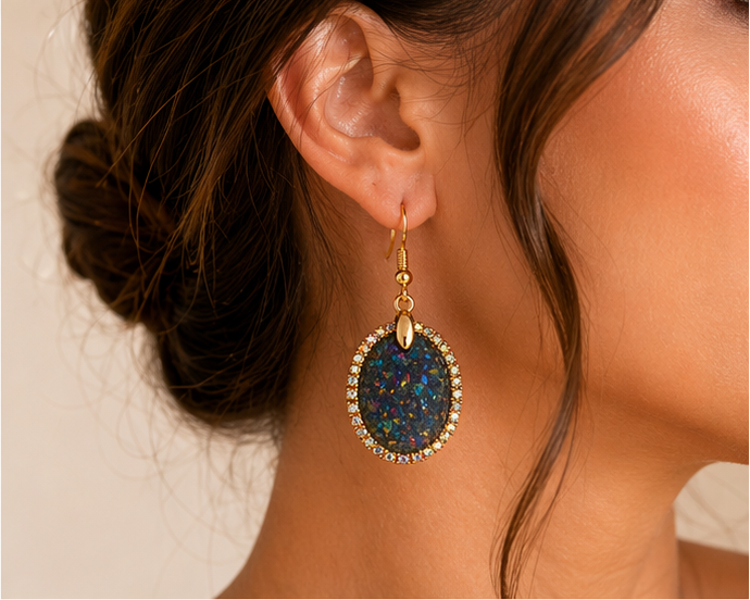 Boucles d’oreilles Lueur Boréale - Signature