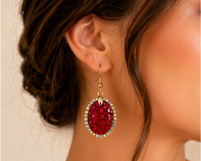 Boucles d’oreilles Lueur Boréale - Signature