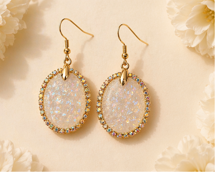 Boucles d’oreilles Lueur Boréale - Signature