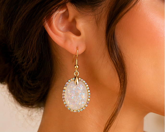 Boucles d’oreilles Lueur Boréale - Signature