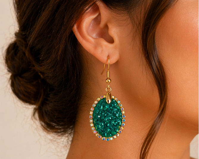 Boucles d’oreilles Lueur Boréale - Signature