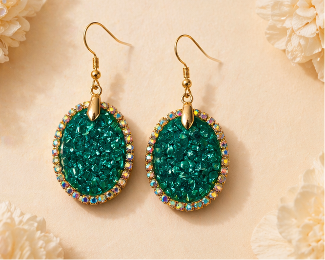 Boucles d’oreilles Lueur Boréale - Signature