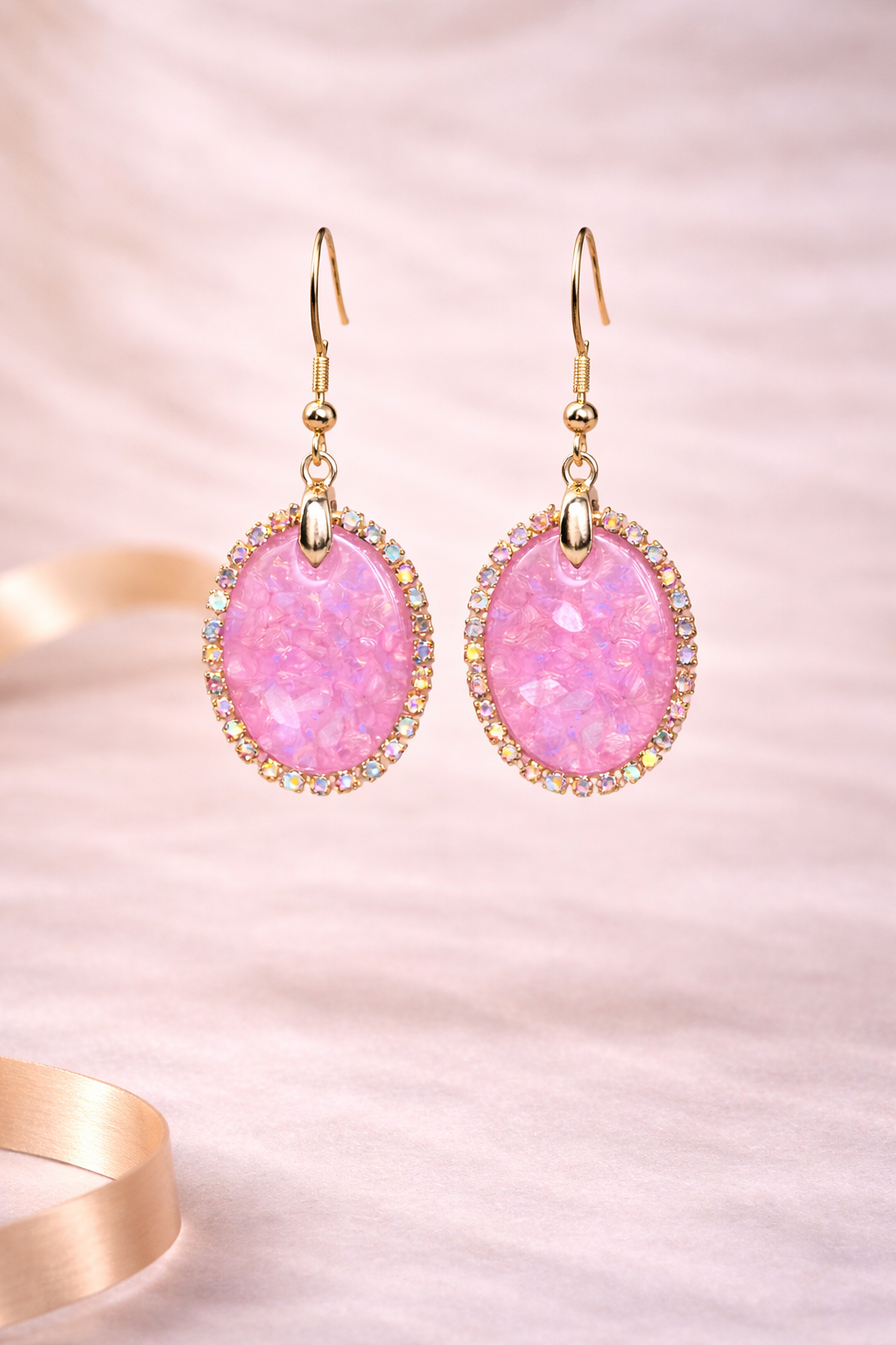 Boucle d’oreille Rosée Précieuse